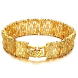 Weltweit Bekanntes, 18 Karat Vergoldetes Damenarmband