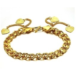 Qualität Und Quantität Garantiert, Weibliches Sweetheart-Armband Mit 18 Karat Goldbeschichtung