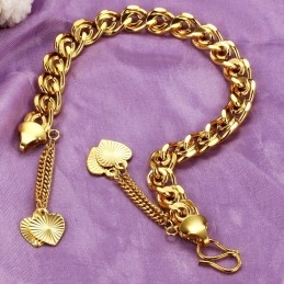 Qualität Und Quantität Garantiert, Weibliches Sweetheart-Armband Mit 18 Karat Goldbeschichtung