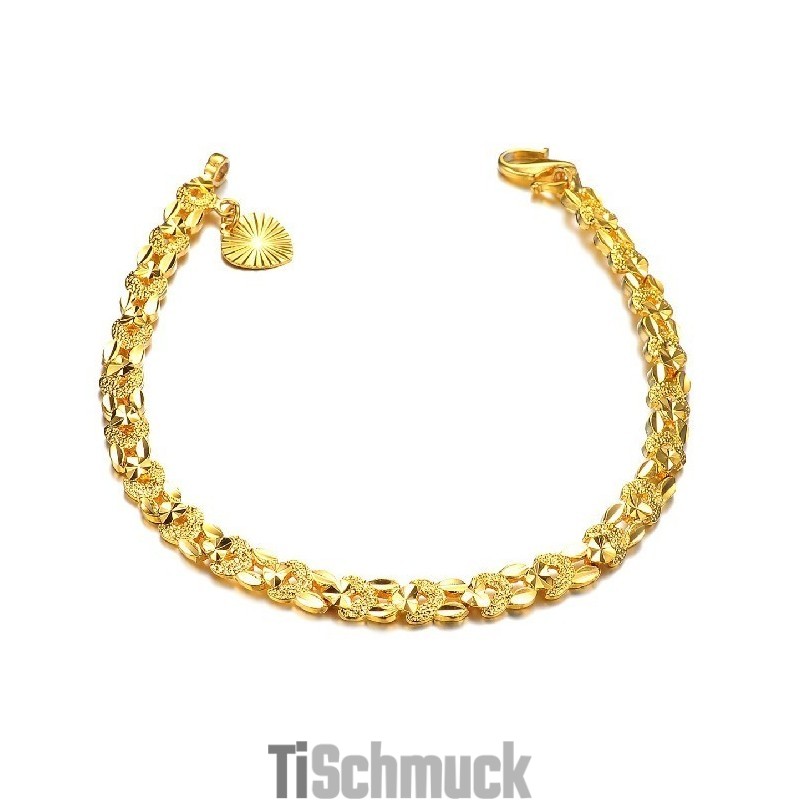 Qualität Und Quantität Garantiert, Elegantes, 18 Karat Vergoldetes Armband Für Damen Qualität Und Quantität Garantiert, Elegantes, 18 Karat Vergoldetes Armband Für Damen