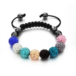 Hochwertiges Damenarmband In Kugelform Mit Kristallen