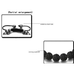 Komplett In Spezifikationen Weibliches Kugelförmiges Kristallarmband