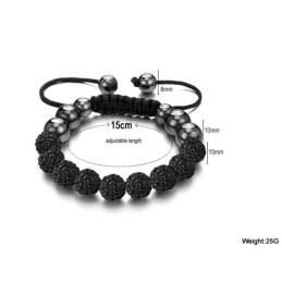 Komplett In Spezifikationen Weibliches Kugelförmiges Kristallarmband