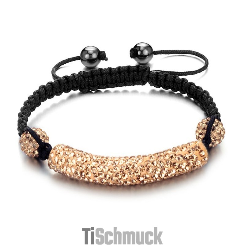 Hochwertiges Damenarmband In Kugelform Mit Kristallen