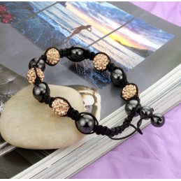 Hochwertiges Damenarmband In Kugelform Mit Kristallen