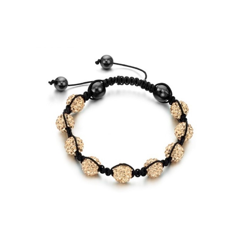 Stabiles Qualitäts-Armband Aus Kristall In Kugelform Für Damen