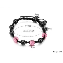 Hochwertiges Damenarmband In Kugelform Mit Kristallen