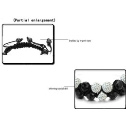 Hochwertiges Damenarmband In Kugelform Mit Kristallen