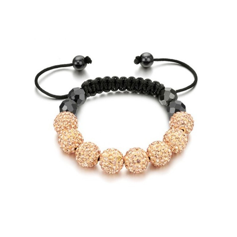 Einfach Zu Verwendendes Weibliches Kugel-Kristallarmband