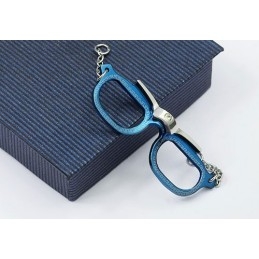 Beliebter Titan-Anhänger In Brillenform Für Herren – Kostenlose Kette