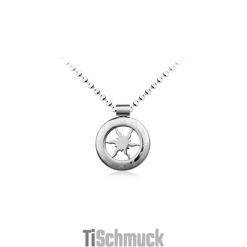 Titan-Anhänger Mit Horoskop-Kreis – Kostenlose Kette Titan-Anhänger Mit Horoskop-Kreis – Kostenlose Kette