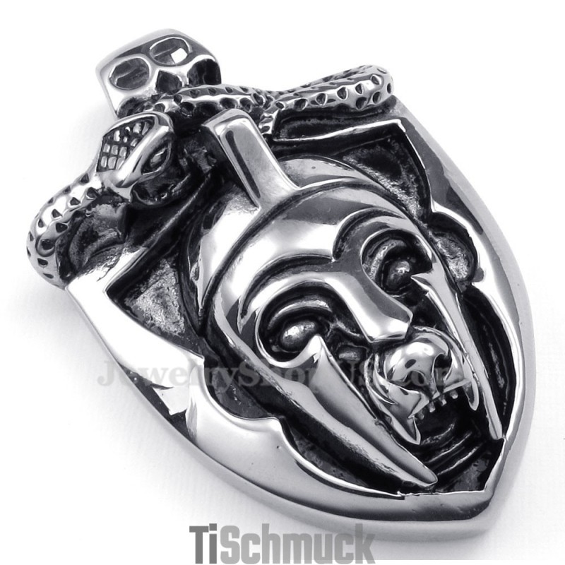 Halskette Mit Titan-Maskenanhänger (Kostenlose Kette)