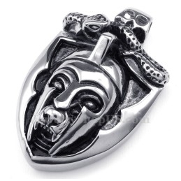 Halskette Mit Titan-Maskenanhänger (Kostenlose Kette)