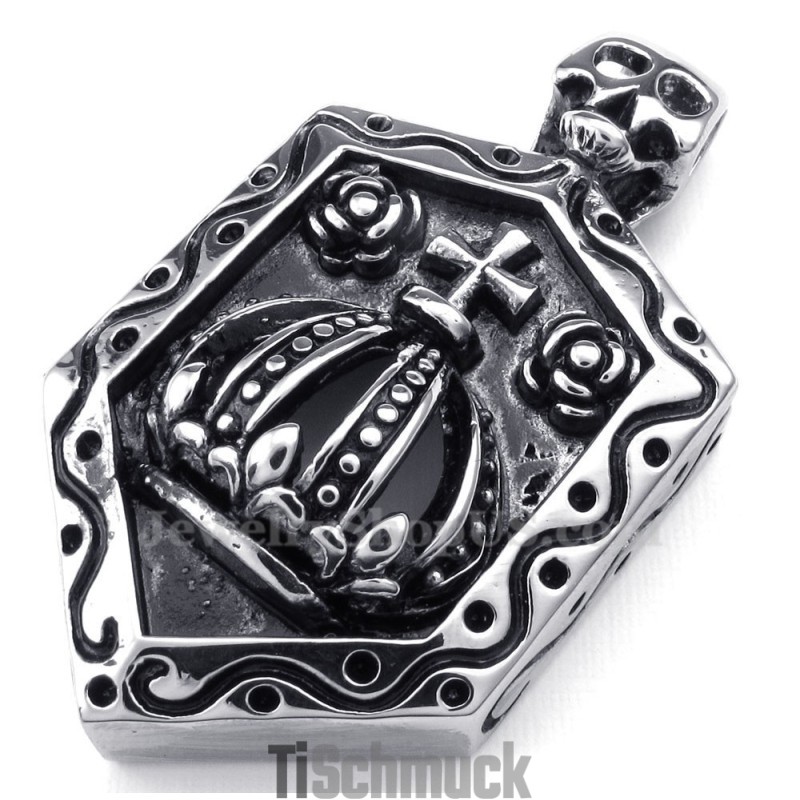 Halskette Mit Anhänger Der Kaiserkrone Aus Titan (Kostenlose Kette) Halskette Mit Anhänger Der Kaiserkrone Aus Titan (Kostenlose Kette)