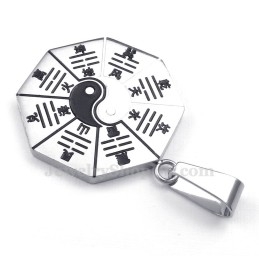 Halskette Mit Anhänger Aus Titan Mit Acht Diagrammen (Kostenlose Kette)