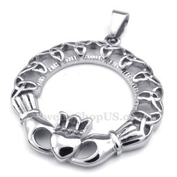 Halskette Mit Keltischem Knoten-Anhänger Aus Titan (Kostenlose Kette)