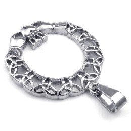 Halskette Mit Keltischem Knoten-Anhänger Aus Titan (Kostenlose Kette)