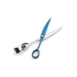 Blauer Scheren-Modeanhänger Aus Titan – Kostenlose Kette