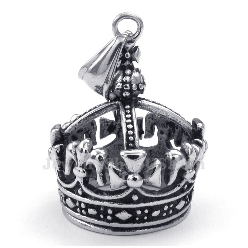 Halskette Mit Titan-Anhänger „Kaiserkrone“ (Kostenlose Kette)