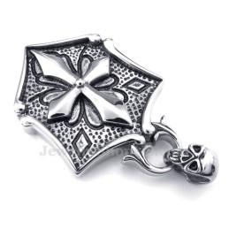Halskette Mit Titan-Anhänger „Cross Cards“ (Kostenlose Kette)