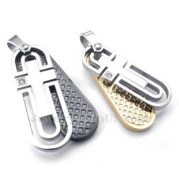 Titan-Anhänger-Halskette Für Paare (Kostenlose Kette) (Ein Paar)