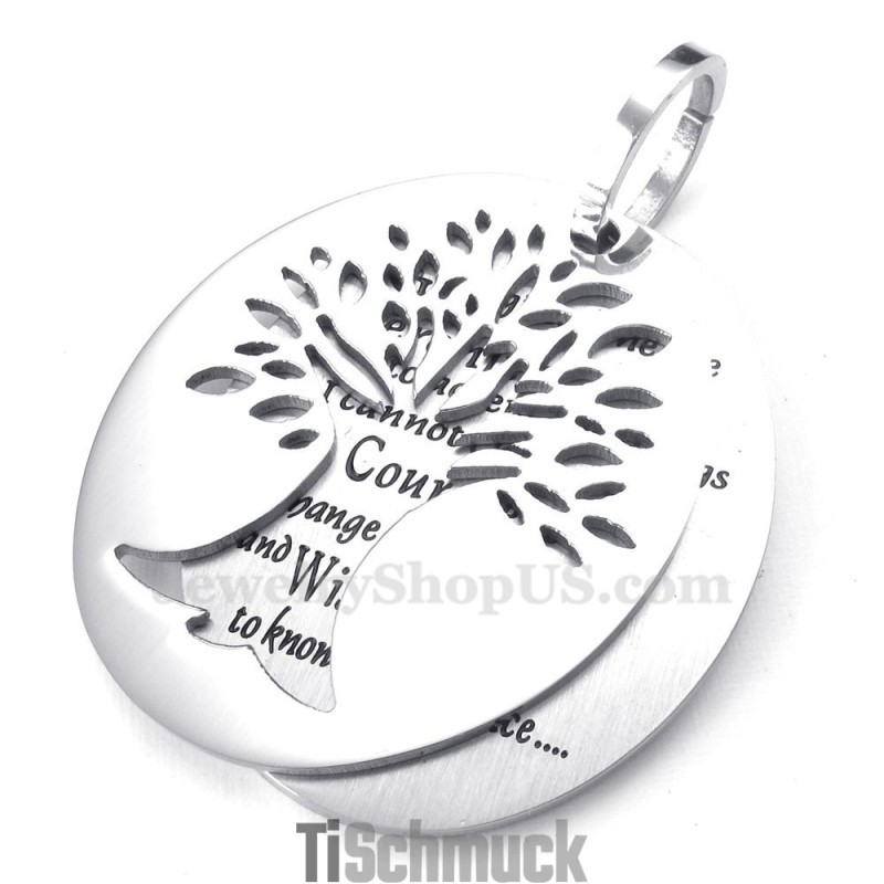 Titan-Halskette Mit Lebensbaum-Anhänger Für Paare (Kostenlose Kette) Titan-Halskette Mit Lebensbaum-Anhänger Für Paare (Kostenlose Kette)