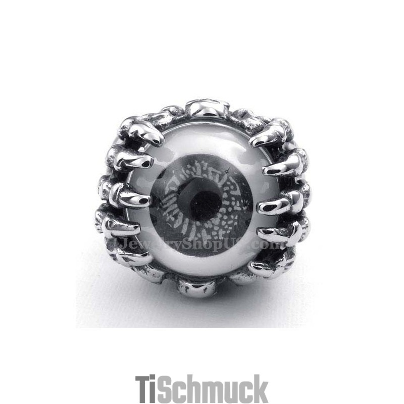 Titanring Mit Schwarzem Auge Titanring Mit Schwarzem Auge