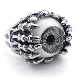 Titanring Mit Schwarzem Auge