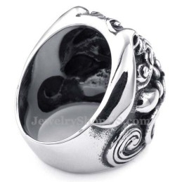 Löwenkopfring Aus Titan