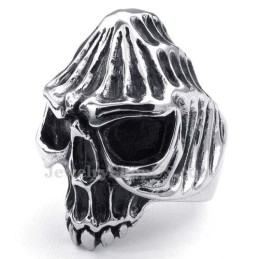 Totenkopfring Aus Titan