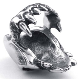 Totenkopfring Aus Titan