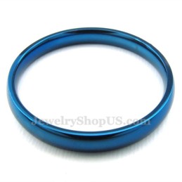 3 Mm Runder Blauer Titanring
