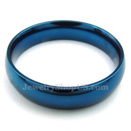 5 Mm Runder Blauer Titanring