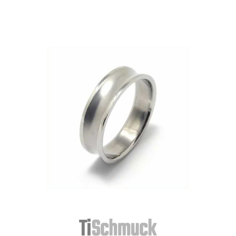 Konkaver 6-Mm-Titanring