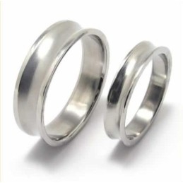 Konkaver 6-Mm-Titanring