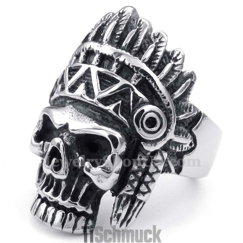 Titan Indianer Totenkopf Ring Titan Indianer Totenkopf Ring