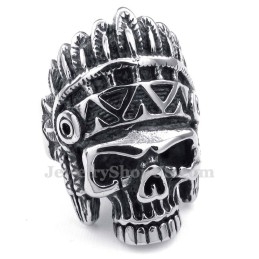 Titan Indianer Totenkopf Ring