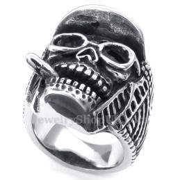 Titan-Baseballkappe Mit Totenkopf-Ring