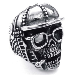 Titan-Baseballkappe Mit Totenkopf-Ring