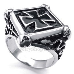 Titan-Ring Mit Rautenkreuz