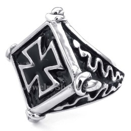 Titan-Ring Mit Rautenkreuz