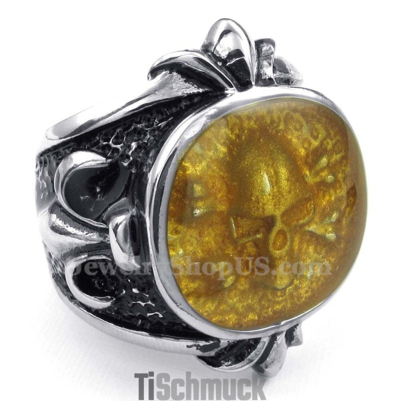 Titan-Pulver-Totenkopfring Titan-Pulver-Totenkopfring