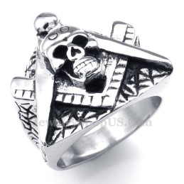 Titan Freimaurer Totenkopf Ring