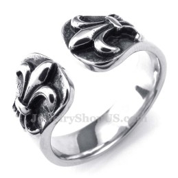 Titanring Mit Kreuzblumenöffnung