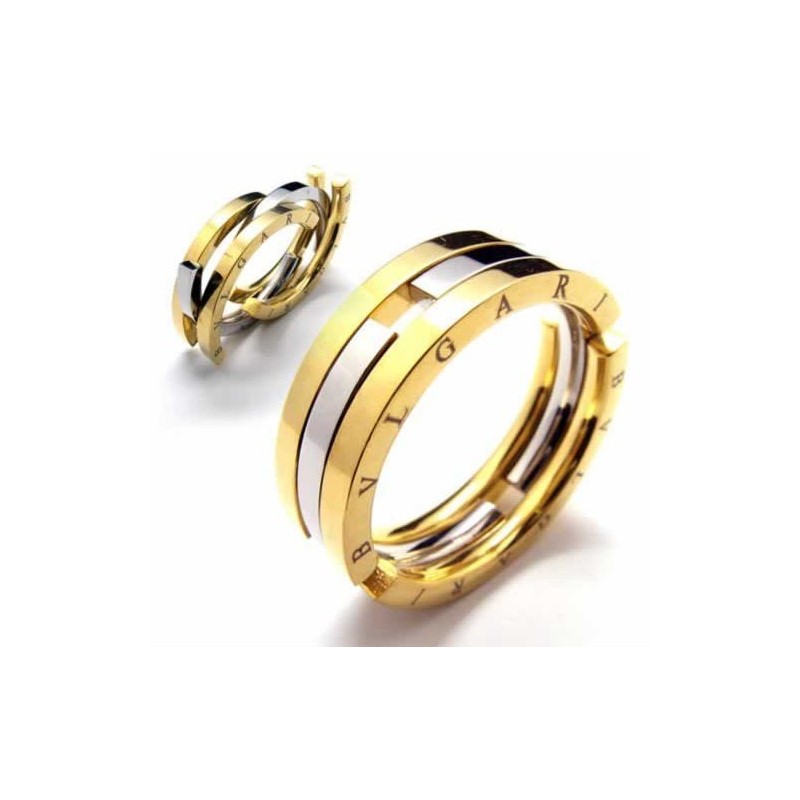 8 Mm Puzzlering Aus Titan Und Gold