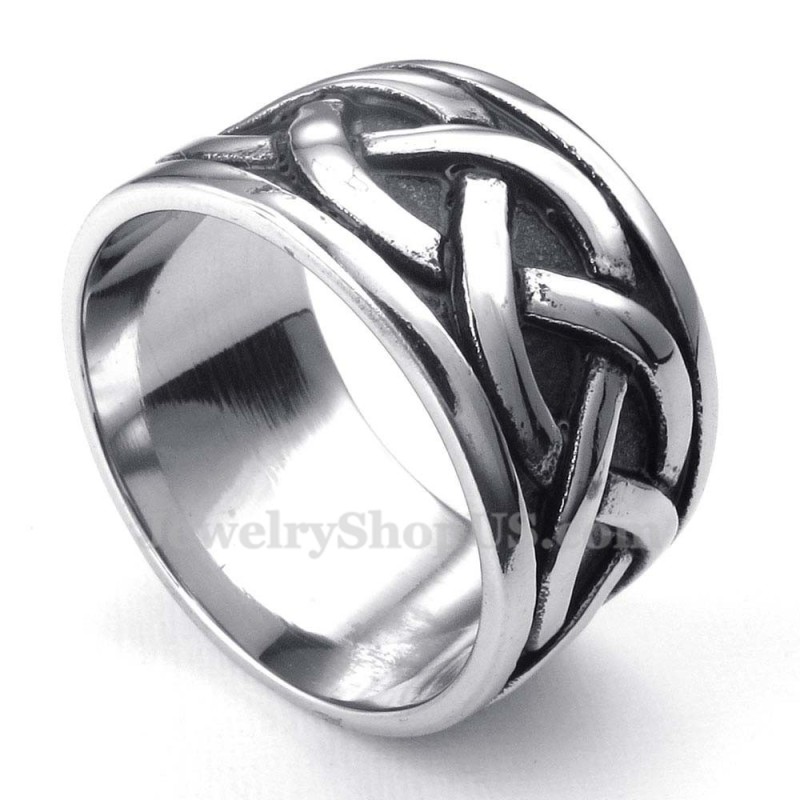 Irischer Knoten Titanring