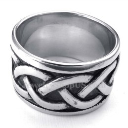 Irischer Knoten Titanring