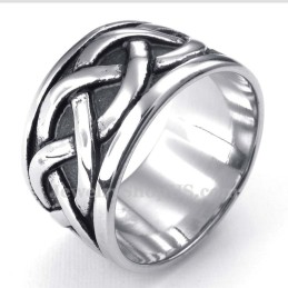 Irischer Knoten Titanring