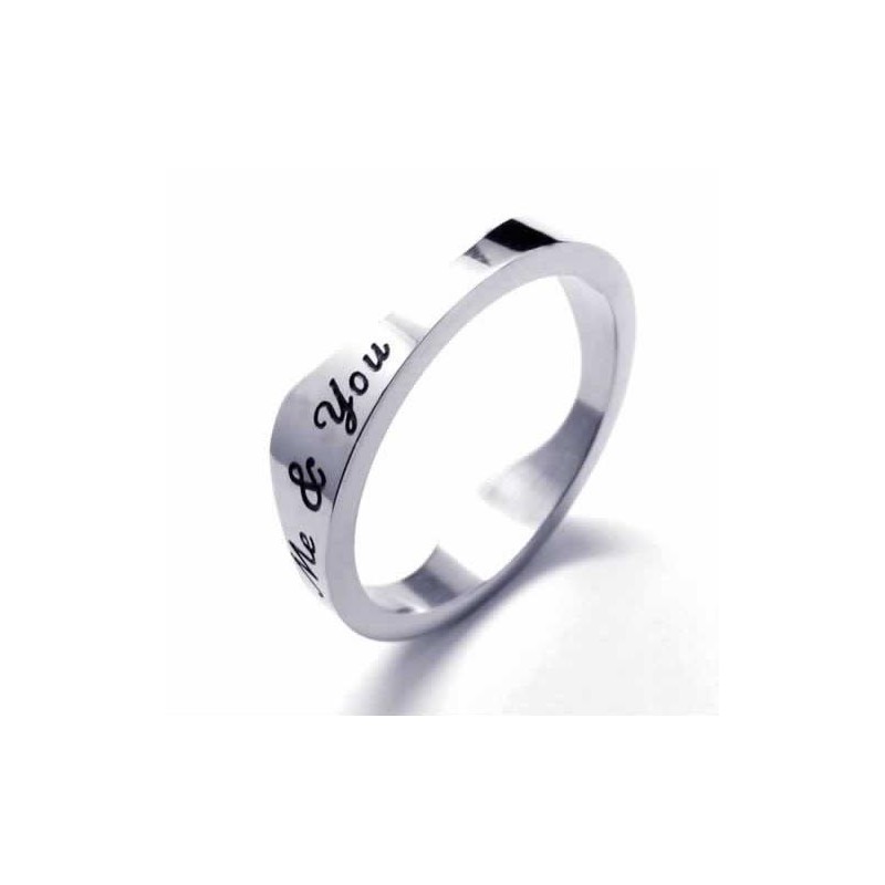 „You & Me“ Titanring Mit 5 Mm Wellen