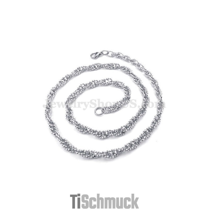 Neue Stil Silber Herren Titan Halskette Kette Neue Stil Silber Herren Titan Halskette Kette